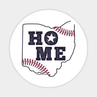 Ohio Home Vintage Baseball - Magnet